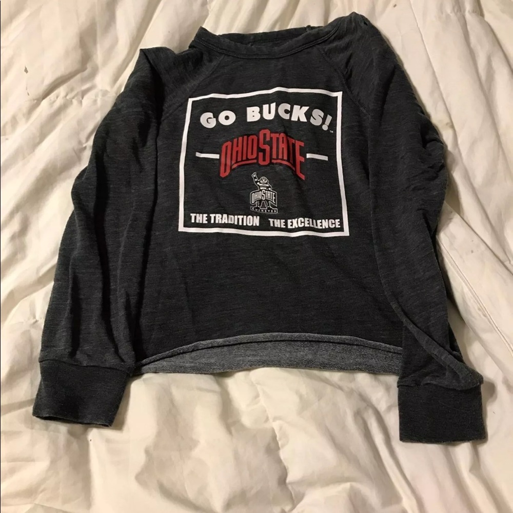 Cropped Ohio State Crewneck